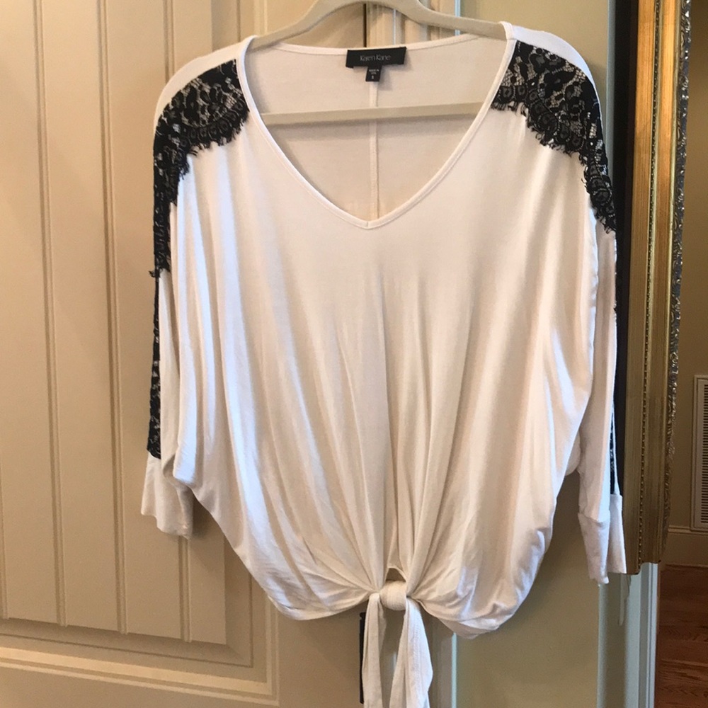 Karen Kane Creme Blouse/Top